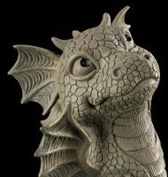 Garden Figurine - Dragon Look Up
