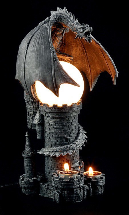 Dragon Castle - Lamp and Tealight Holder