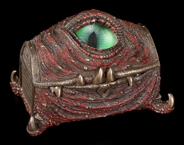 Monster Schatulle mit grünem Auge - Mimic
