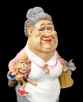 Funny Family Figurine - Granny with Rascal