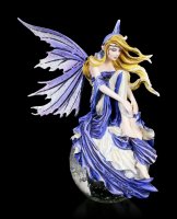 Fairy Figurine on Glass Ball - Blue Dream