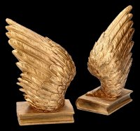 Buchstützen Set - Engel Flügel