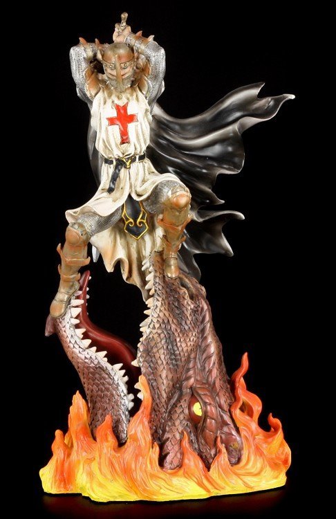 Kreuzritter Figur - Dragon Crusade III - St. Georg