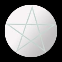 Spiegel - Rundes Pentagramm