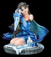 Elfen Figur klein blau - Winara Winter Fee