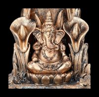 Backflow Incense Burner - Ganesha with Lotus