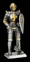 Pewter Knight Figurine with Mace