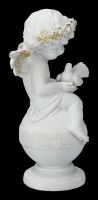 Angel Figure - Cherub with Dove