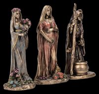 Trinity Goddess Figurines - Virgin Mother Crone