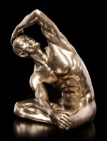 Male Nude Figurine - With Hand on his Head - large