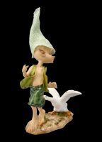 Pixie Goblin Figurine with Goose - Let me go