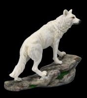 Wolf Figur weiß - Der Beobachter
