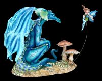 Fairy Figurine with Dragon - Close Encounter