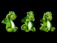 Cute Dragon Figurines - No Evil