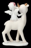 Angel Figurine - Cherub on Deer