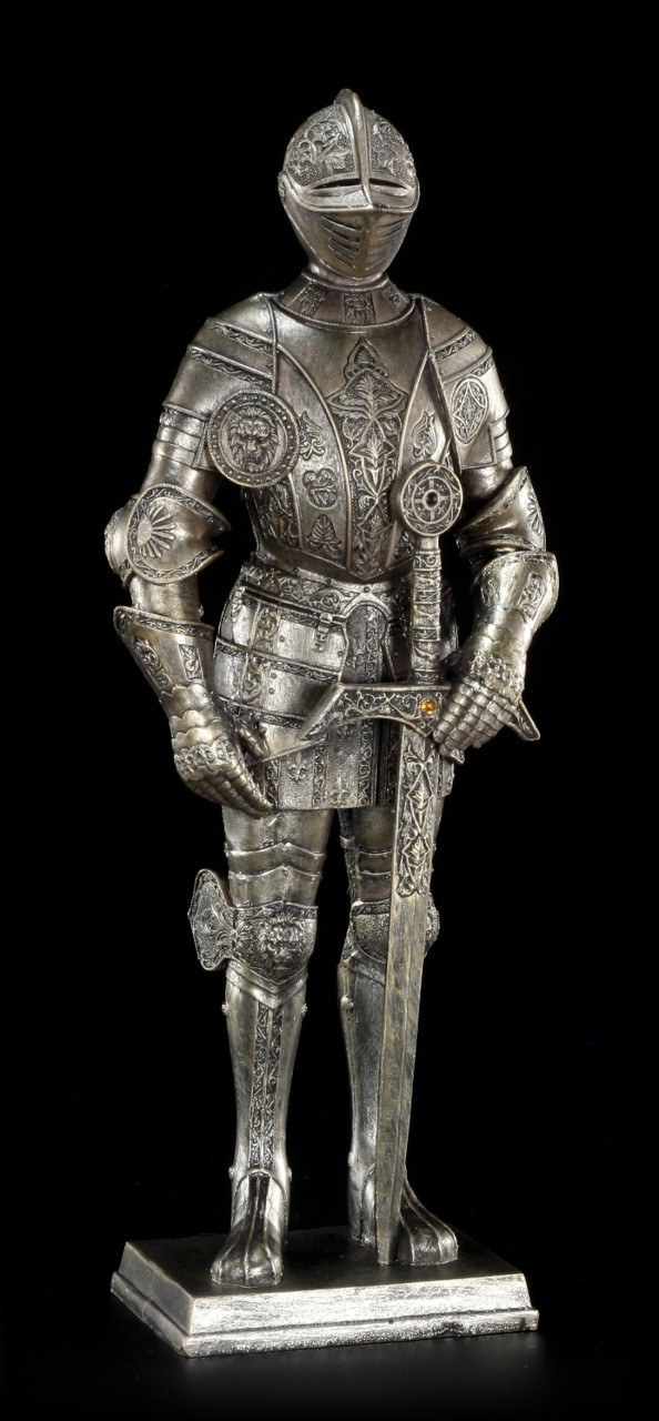 Ritter Figur mit Schwert links