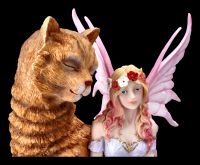 Fairy Figurine - Studa with large Cat