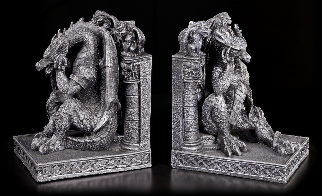 Dragon Bookends Set - Knowledge Keepers