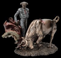 Torero Figuren Set - Matadoren beim Stierkampf