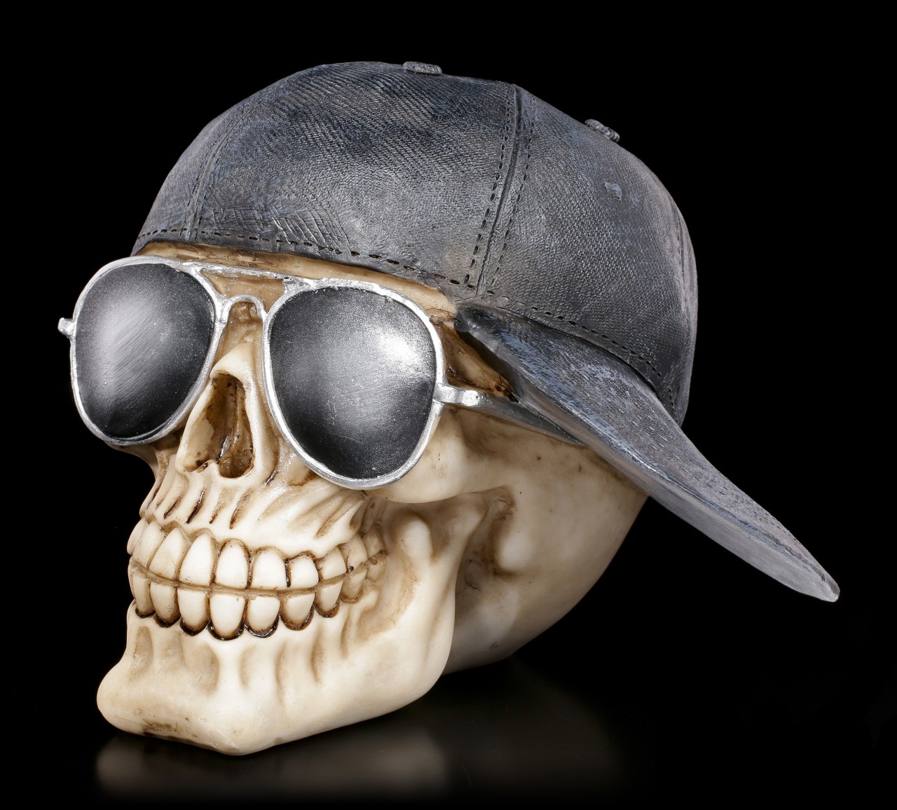 Skull - Sunglasses & Baseball Cap