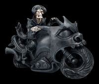 Skelett Figur Motorrad - Rebel Rider schwarz