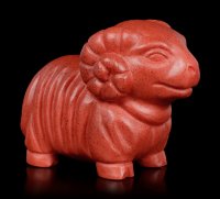 Ancient Egypt Ram Figurine - red
