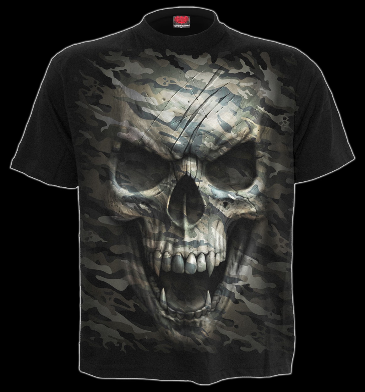 Camo-Skull - Fantasy T-Shirt