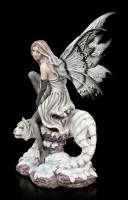 Dark Fairy Figurine - Kassandra with Tiger