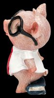 Witzige Schweinefigur im Hemd mit Krawatte - Patrick