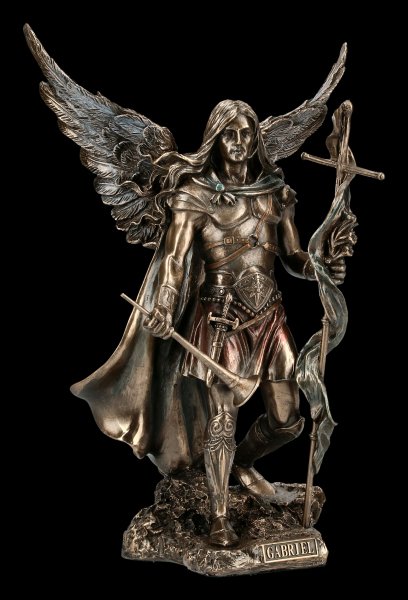 Erzengel Metatron Figur mit sechs Flügeln Engel Statue Veronese 