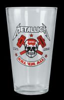 Drinking Glass Metallica - Kill Em All