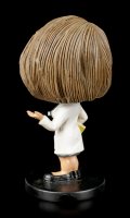Funny Job Figurine - Bobblehead Female Doctor