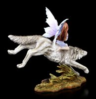Fairy Figurine - Wolf Rider