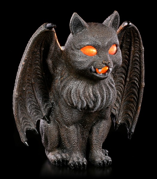 Tealight Holder - Fantasy Cat with Wings