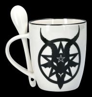 Mug with Spoon - Baphomet
