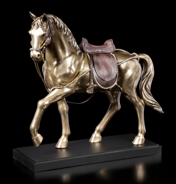 Pferdekopf Pferde Statue Pferdebüste Pferd Skulptur Reitpferd Pferdefigur Reiter 