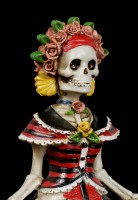 Skeleton Figurine - Red Senorita DOD