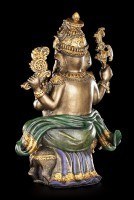 Buddha Figur Ganesha - bronzefarben