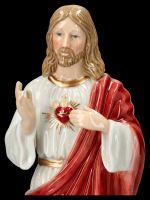 Saint Figurine Porcelain - Sacred Heart of Jesus