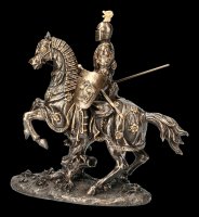 Ritter Figur - Kavalier mit Pferd und Speer