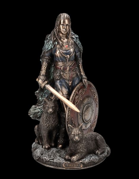 Freya Figurine - Germanic Goddess as Shieldmaiden