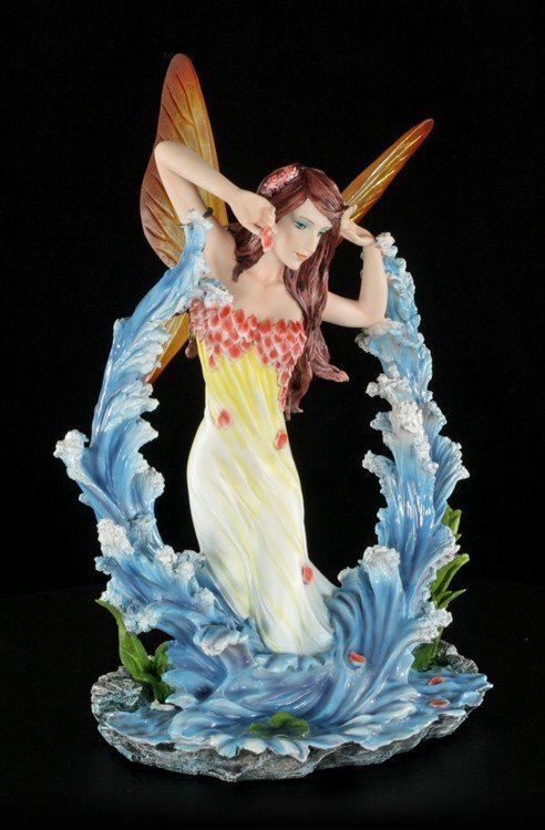 Angel Figurine - Maren playing in the Waves