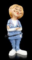 Funny Job Figurine - Smiling Nurse