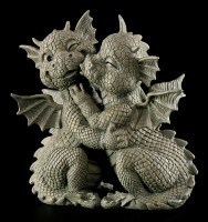 Garden Figurine - Kissing Dragon Couple