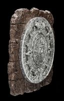 Wandrelief - Azteken Kalender auf Mauer
