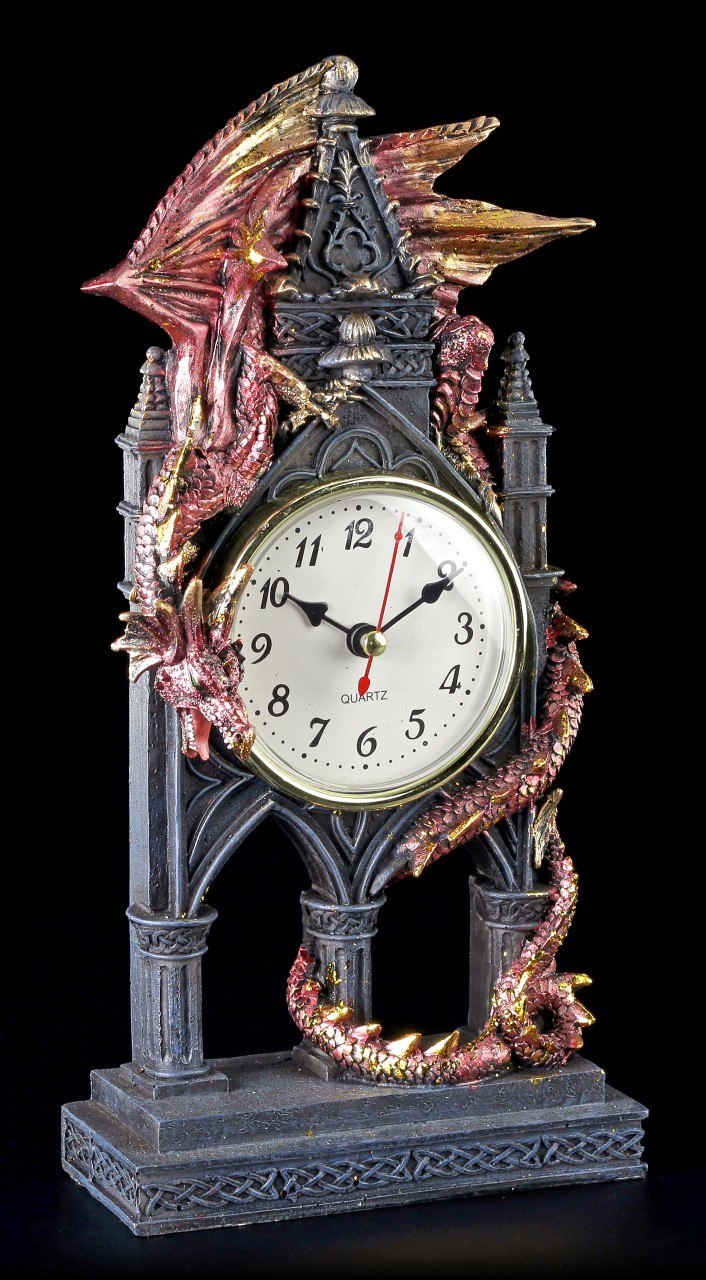 Dragon Table Clock - Time Guardian