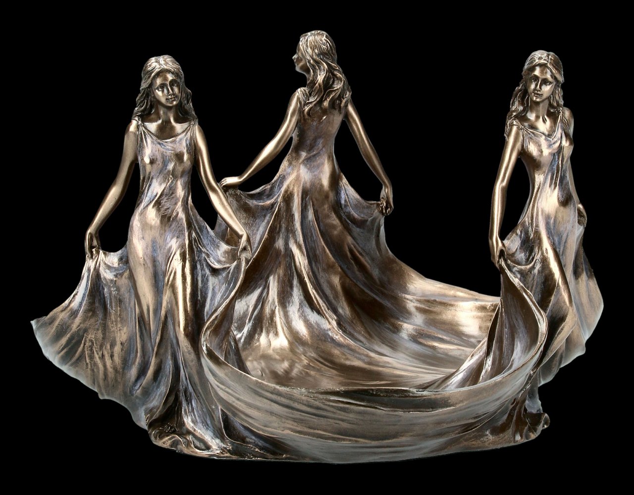 Art Nouveau Plate - Three Virgins