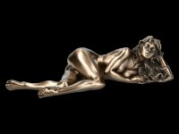 Female Nude Figurine - Alexandra bronzed