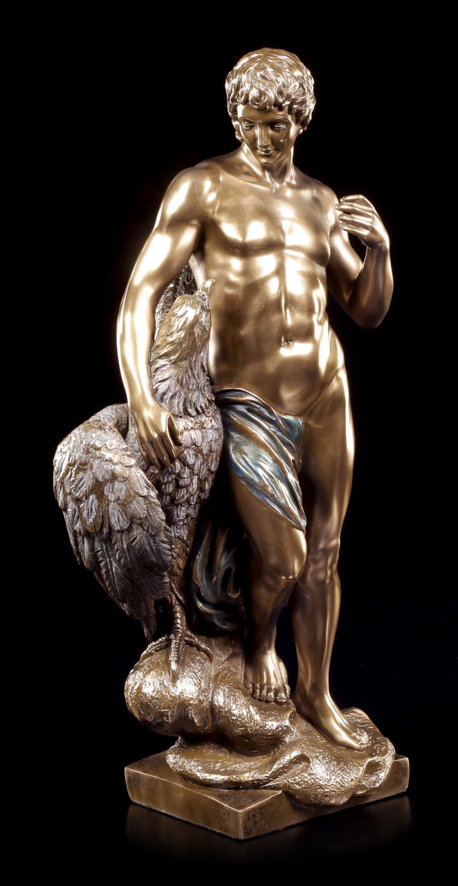 Ganymed Figur mit Zeus Adler