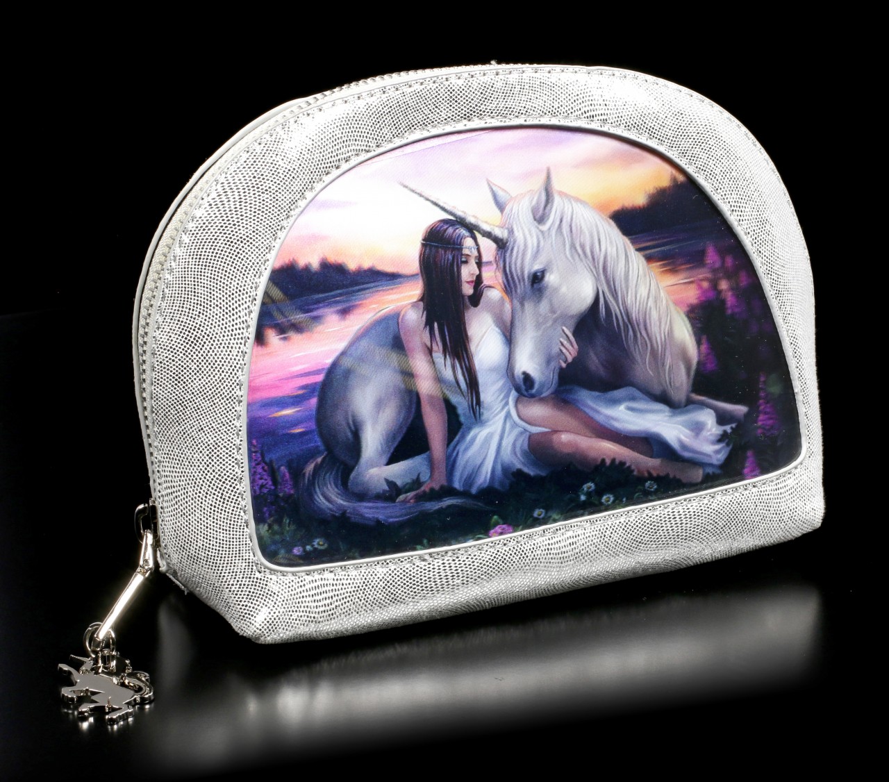Kosmetik Tasche mit 3D Einhorn - Pure Heart